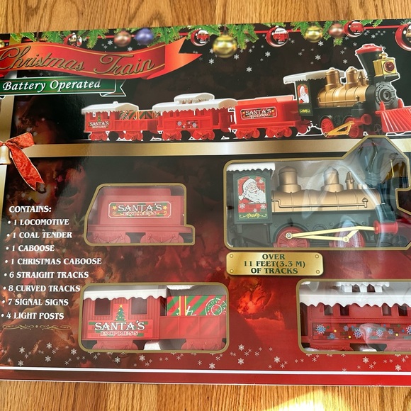 Eztec 29 piece Christmas train set - Picture 2 of 7
